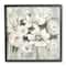 Stupell Industries White Floral Bouquet Black Framed Wall Art
